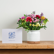 'Thinking of You' Posy with Ceramic Vase