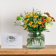 'Good Luck' Posy and Card Gift