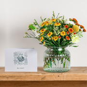 'New Baby' Posy and Card Gift