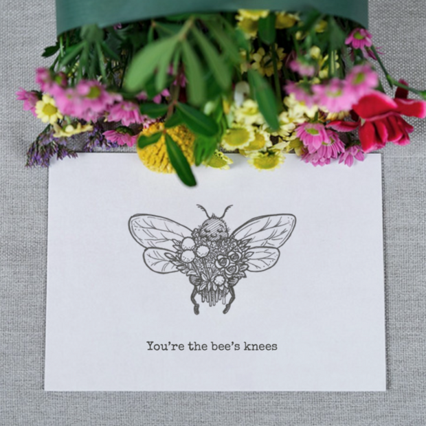 'You're the Bee's Knees' Posy and Card Gift
