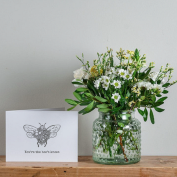 'You're the Bee's Knees' Posy and Card Gift