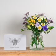 'You're the Bee's Knees' Posy and Card Gift