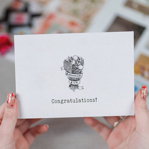 'Congratulations' Posy and Card Gift