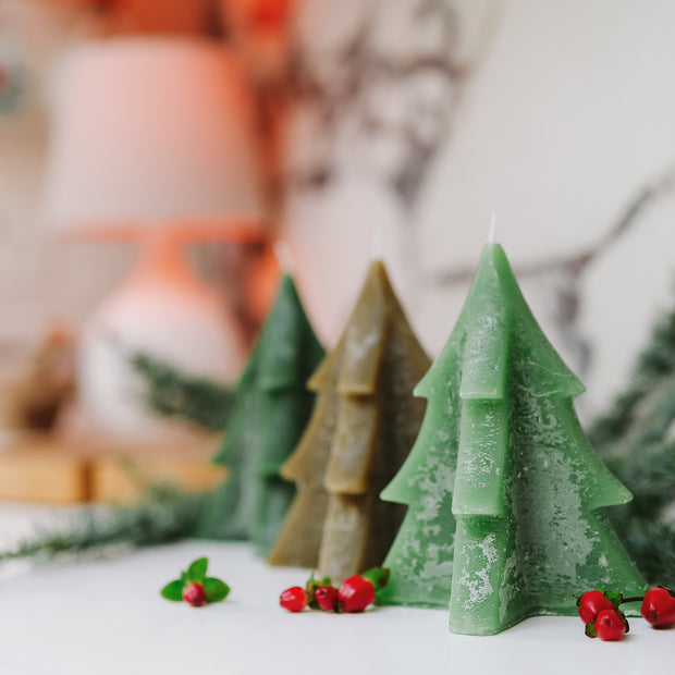 Large Christmas Tree Candles