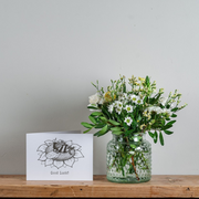 'Good Luck' Posy and Card Gift