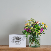 'Good Luck' Posy and Card Gift