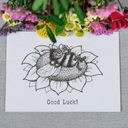 'Good Luck' Posy and Card Gift