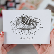 'Good Luck' Posy and Card Gift