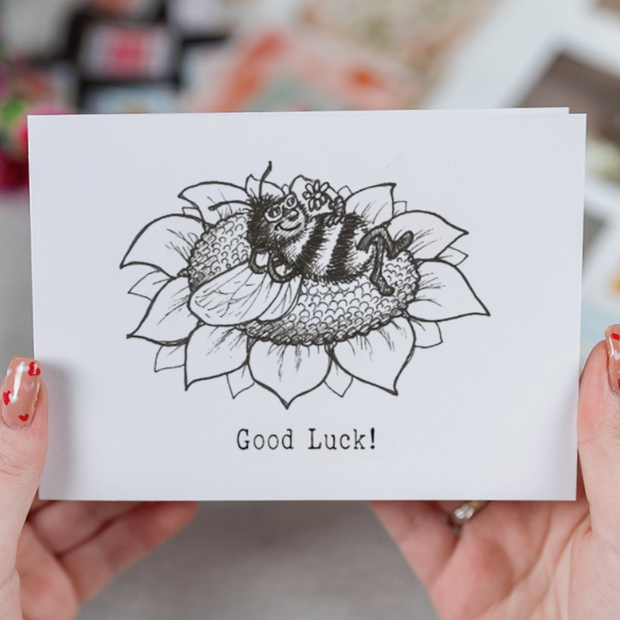 'Good Luck' Posy and Card Gift
