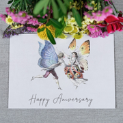 'Happy Anniversary' Posy and Card Gift