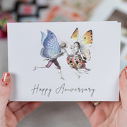 'Happy Anniversary' Posy and Card Gift
