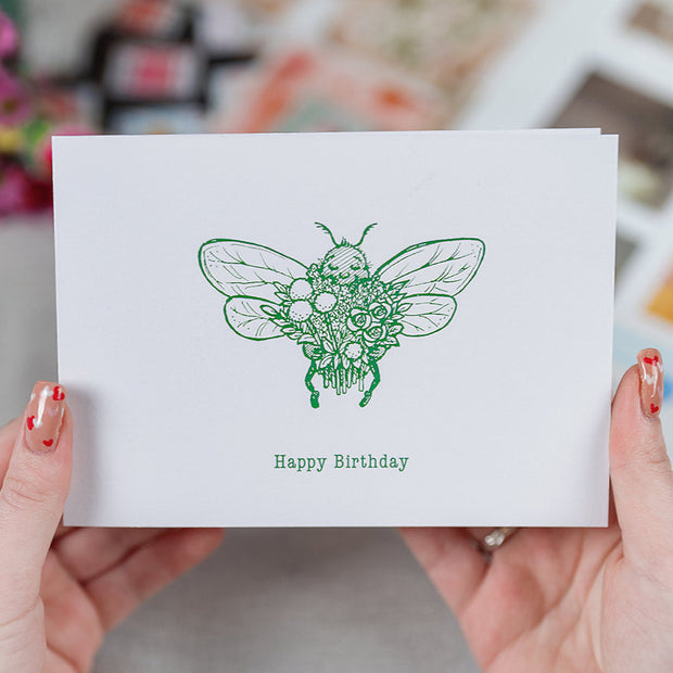 'Happy Birthday' Posy and Birthday Card Gift