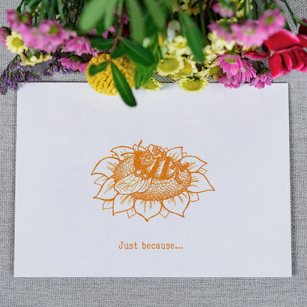 'Just Because' Posy and Card Gift