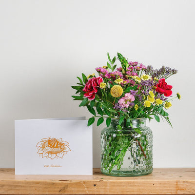 'Just Because' Posy and Card Gift