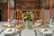 Autumn Posy with Striped Ceramic vase