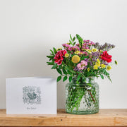 'New Baby' Posy and Card Gift