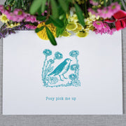 'Pick Me Up'  Posy and Card Gift