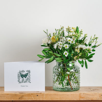 'Thank You' Posy with Chocolate and Card Gift