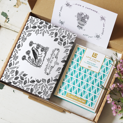 Letterbox Pick Me Up Flowers with Chocolate